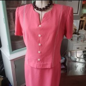 vintage 80s fooler dress